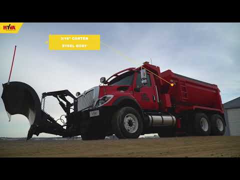 Hyva Double Acting Telescopic (DA-T) front end cylinder in North America - Snow & Ice trucks