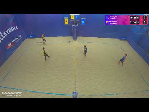 12:15 A. Kandyba / I. Korenev - D. Karpenko / V. Antoniuk 11.09.2022 | Winners Beach Volleyball