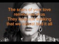 Rolling in the deep Adele (letra) 
