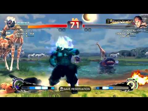 SSF4 AE: o Rico Suave o (Oni) VS xSHIN KENx (Ryu) - Endless Battle