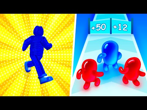 MAX LEVEL in Human Giant, Join Blob Clash 3D - Mobile Games Walkthrough (New Evolution)