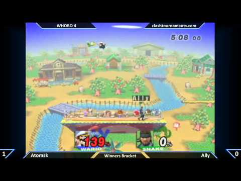 WHOBO 4 - Ally vs Atomsk - SSBB