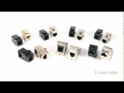 RJ45 Jack-Jack 8POS Adaptor TDG1026KSC6-MNL L-COM CAT6 RJ45 Jack-Jack 8POS Adaptor TDG1026KSC6-MNL L-COM CAT6