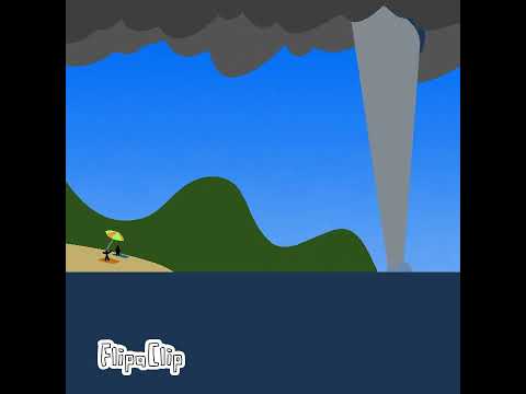 Tornado VS Tsunami #tornado#tsunami#animation