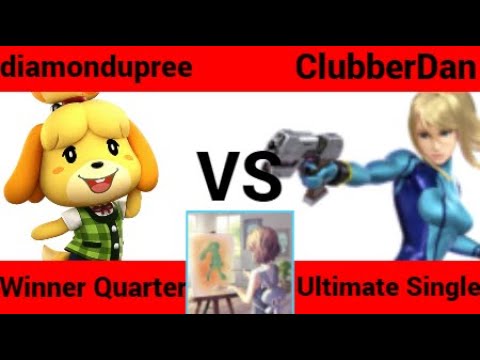 the parking lot matchup - Winner Quarter: Clubberdan (Zero Suit Samus) vs diamondupree (Isabelle)