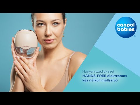 Így szerelheted szét a Hands-Free elektromos kéz nélküli mellszívót