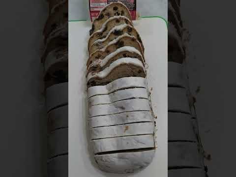 🍞 GERMAN STOLLEN BREAD #fruit #shorts #bread #germany #stollen