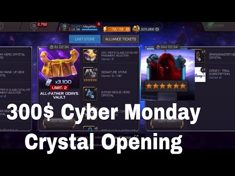300$ Cyber Monday Crystal Opening