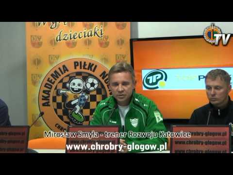23.09.12: Mirosław Smyła (trener Rozwoju Katowice) o obiektach w Głogowie