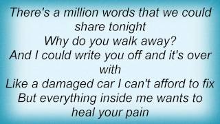 Marillion - How Can It Hurt Lyrics
