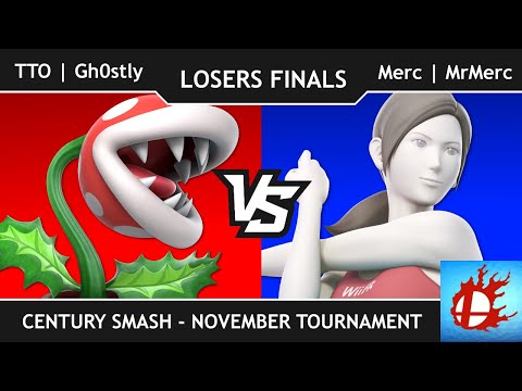 Century Smash November Tournament - TTO | Gh0stly vs. Merc | MrMerc (Losers Finals)