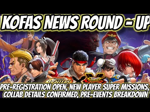 KoFAS News Round - Up: Street Fighter V Pre-Registration OPEN, New Collab Details, Pre-Events, MORE!