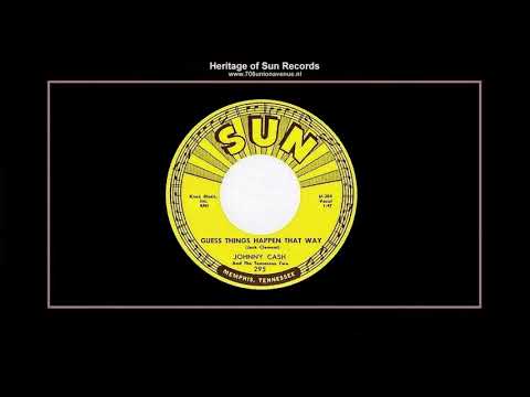 (1958) Sun 295-A ''Guess Things Happen That Way'' Johnny Cash & The Tennessee Two