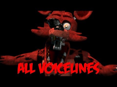 Foxy | All Voicelines with Subtitles | Ultimate Custom Night