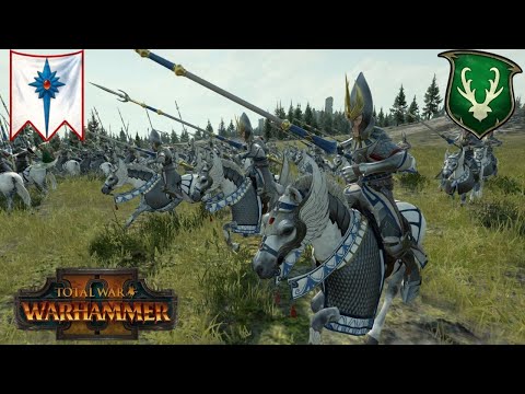 Charge of the Light Brigade | High Elves vs Wood Elves | Total War Warhammer 2