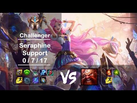 [4K] KR Challenger Support Seraphine vs Gragas Ep.1257