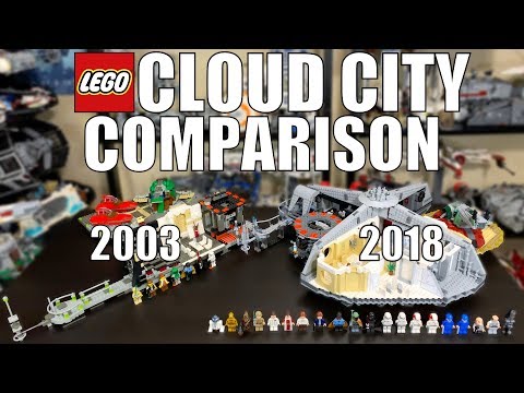 LEGO Star Wars CLOUD CITY Comparison! (10123 vs 75222 | 2003 vs 2018)