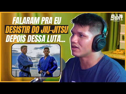 FAIXA PRETA COMENTA FAMOSA LUTA CONTRA MICA GALVÃO AINDA NA FAIXA AZUL I LEANDRO ROUNAUD