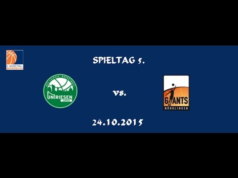 24.10.2015 Spieltag 5. Uni Riesen Leipzig - Giants