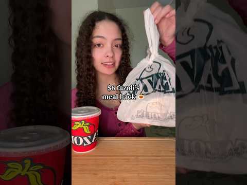 trying the $6 fazoli’s kids meal hack 🍝
