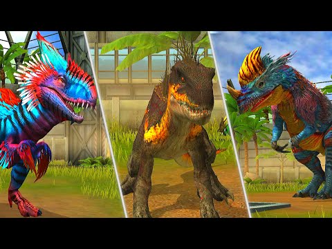 TOURNAMENT (PVP) YUDON _ INDORAPTOR _ CERAZINOSAURUS | JURASSIC WORLD THE GAME