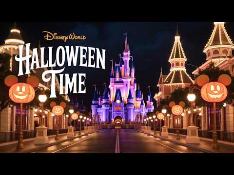 Headless Horseman Halloween Ambience 👻🎃 | Disney’s Magic Kingdom Main Street Night Atmosphere