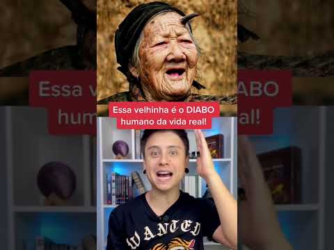 ESSA VELHINHA É O DIABO HUMANO DA VIDA REAL! #Shorts