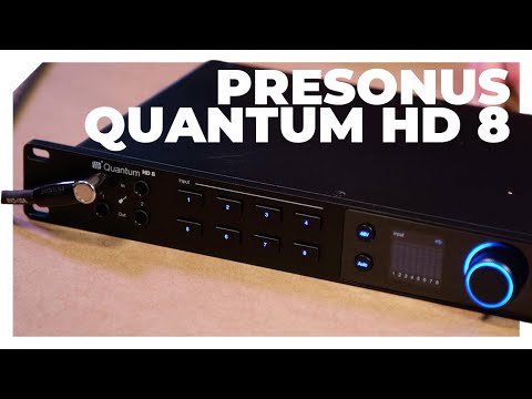 PreSonus Quantum HD8 USB-C Audio Interface 2024 - Present - Black image 9