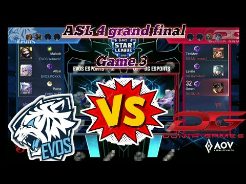 Evos Esports Vs DG Esports Game 3 ASL 4 grand final