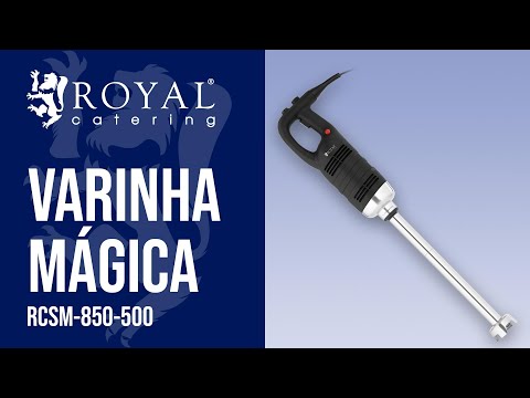 vídeo - Varinha mágica - 850 W - Royal Catering - 500 mm - 8000-18000 rpm