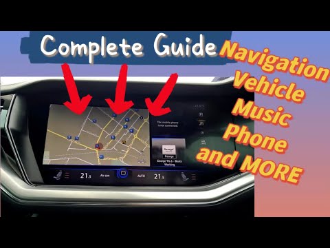 VW Touareg Tutorial - 15 inch Discover Pro Media Screen -- Feature Walkthrough / Owners Guide