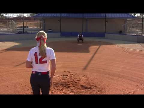 Katherine Huey, 2017 Pitcher/1st Base - skills video