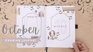 October Reading Journal Setup | Spooky Academia feat. Emerald Fox Press and Paper Minty Studio