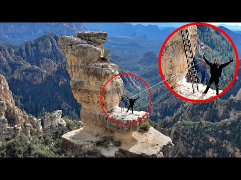 Climbing The World's Most Dangerous Ladder!
