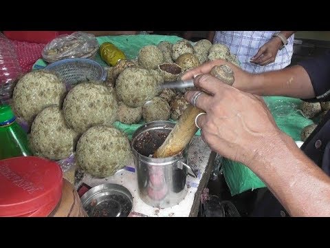 MASALA BEL (Wood Apple) | Very Rare Indian Street Food Kolkata | Shyambazar Panch Mathar More Video