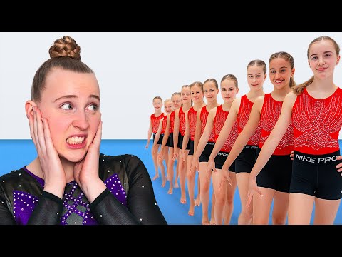 Me vs. 10 little professional gymnasts!