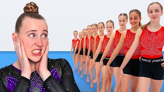 Me vs. 10 little professional gymnasts!