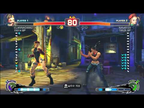 SSF4 Rank Match  CLANNAD8992 (IB)  vs  NiKe5123 (CA)