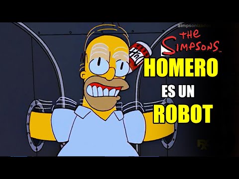 Los Simpson • Homero Es Un Robot • RESUMEN