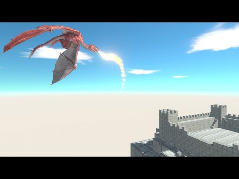 SHIN WYVERN Fire Breath vs ALL UNITS Animal Revolt Battle Simulator