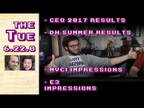 Tuesday 2017-06-20: CEO 2017 Recap, DH Summer, MvC:I Impressions, E3, Etc. (6.22.0)