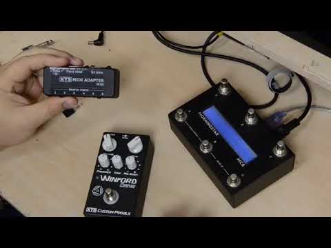 XTS M2S MIDI Adapter: Guitar pedal control