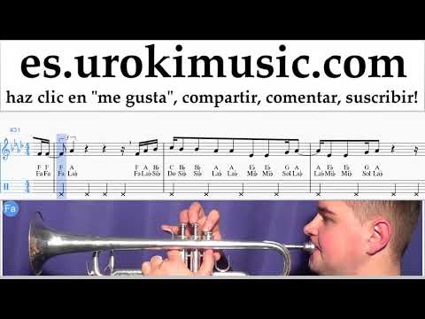 Tutorial de Trompeta Vaina Loca - Ozuna x Manuel Turizo Clases Notas um-ih927
