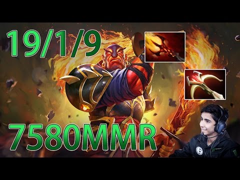 SumaiL plays Ember Spirit 7580 MMR - Gameplay Highlights Dota 2 (60 FPS)