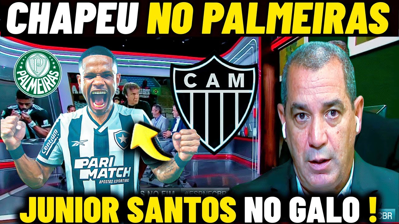 URGENTE CUCA PEDE JUNIOR SANTOS NO GALO ! ZINHO DEU O PAPO SOBRE O ATLÉTICO MG - NOTICIAS DO GALO