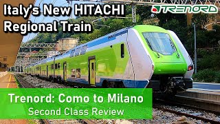 Trenord Hitachi Caravaggio Train Review: Lake Como to Milan