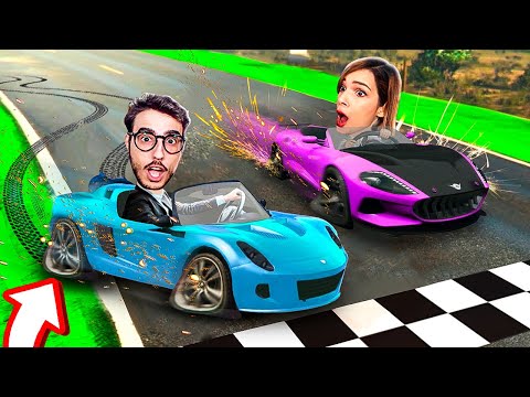 GARA SENZA RUOTE CONTRO I MIEI AMICI SU GTA 5!