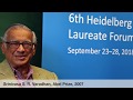 6th HLF – Laureate interview: Srinivasa S. R. Varadhan