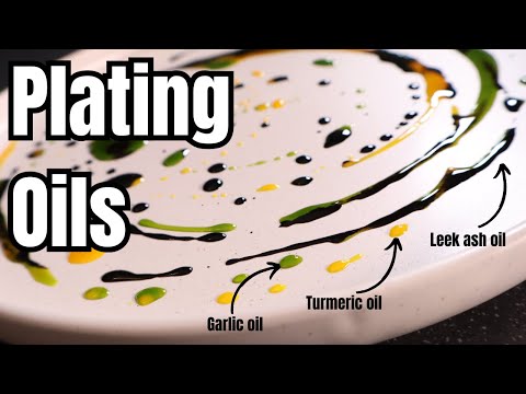 Infused Oils - Black Leek Ash Oil, Green Garlic Oil & Yellow Turmeric Oil.