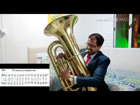 André Marques tocando hino 364 na sua Hoyden 🎺👊😎🙏🏛️📹